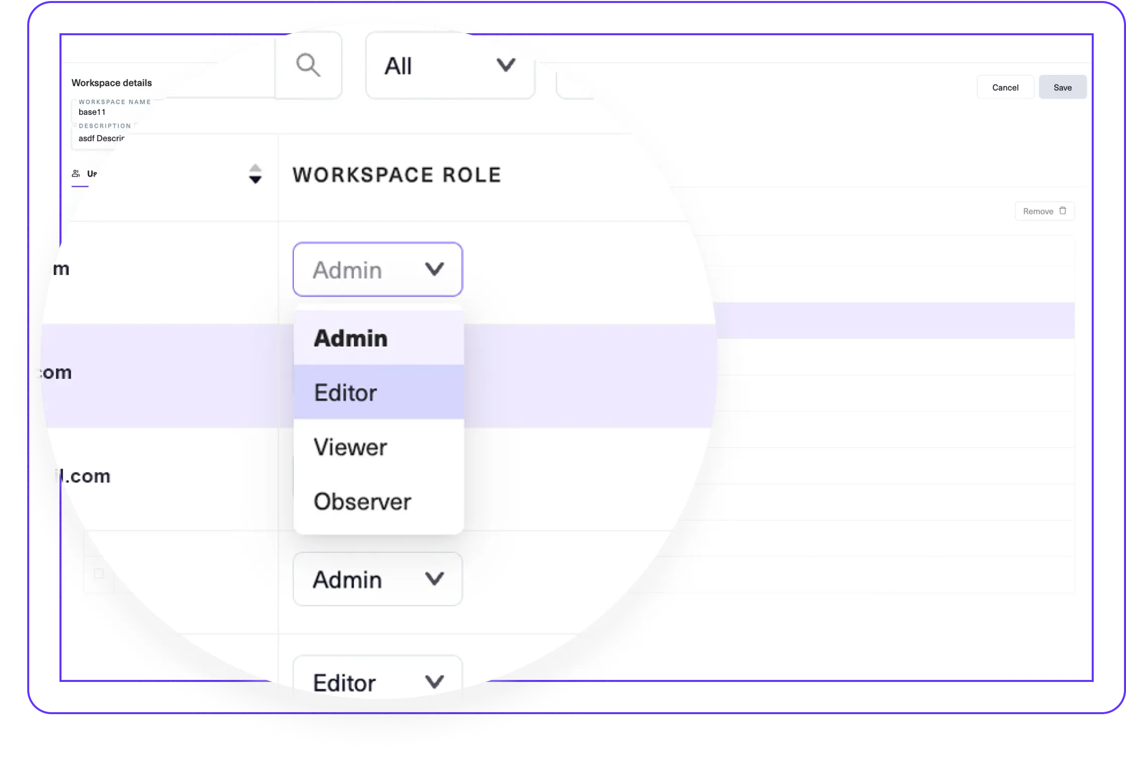 Role-Based Access Control for unstructured data